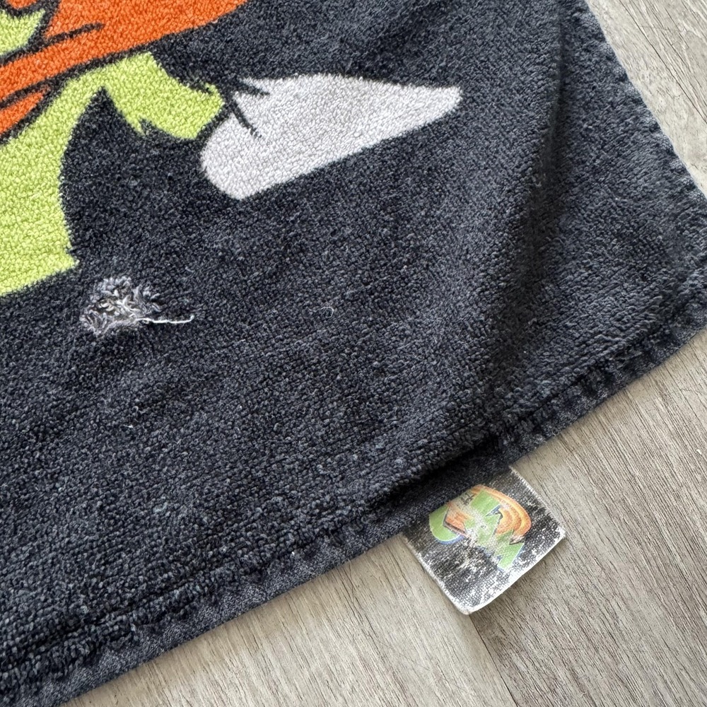 Vintage 1996 Space Jam Warner Bros Beach Towel Tune Squad Daffy Looney Tunes - Picture 2 of 5